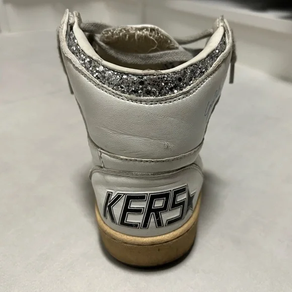 Golden Goose High-Tops with silver glitter star - Picture 3 of 3